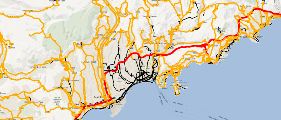 La géomatique et les bases de données routières