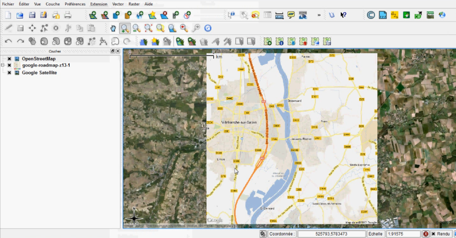 [Quantum gis] Tutorial 16 : Google Earth / Open Street Map / Yahoo Street Map