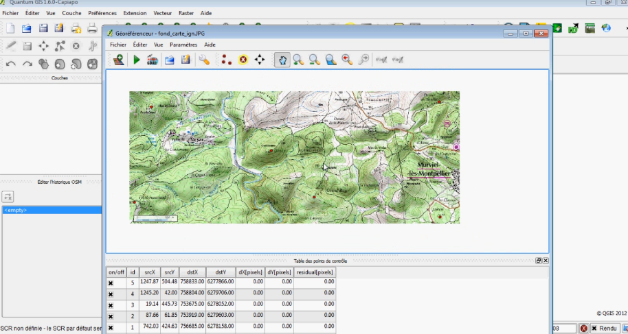 [Quantum gis] Tutorial 12 : Géoréférencement image raster