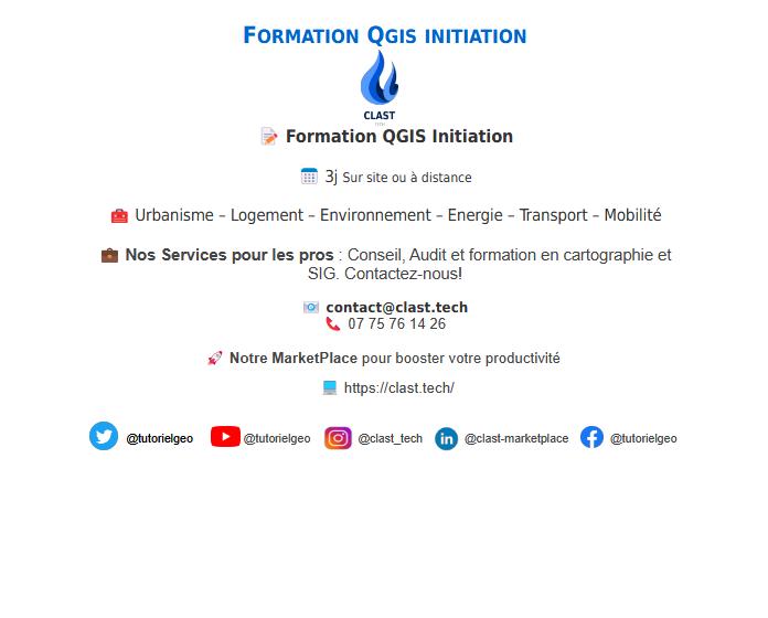 🗺️ Formation QGIS Initiation - 3 jours