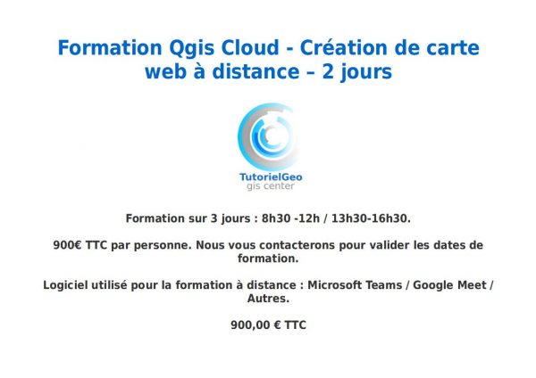 formation qgis cloud