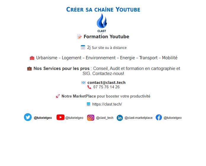 Créer une chaîne Youtube - 1 journée
