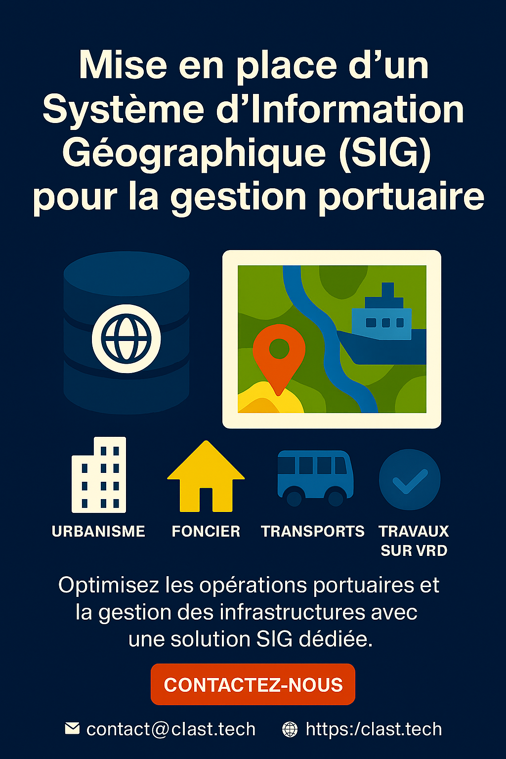 Mise en place d’un Système d’Information Géographique (SIG) pour la gestion portuaire
